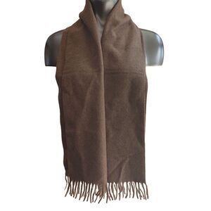 Lina Lee Prochownick Pure Kashmere Brown Scarf Made in Italy